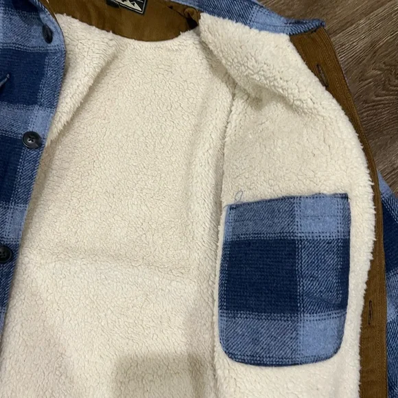 Jachs Blue and Brown Plaid Jacket - Picture 2 of 3